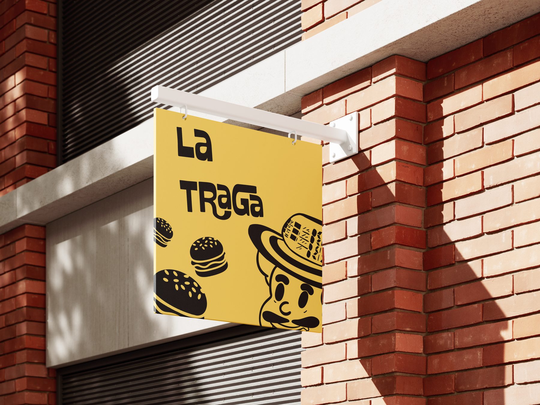 Rótulo de La Traga